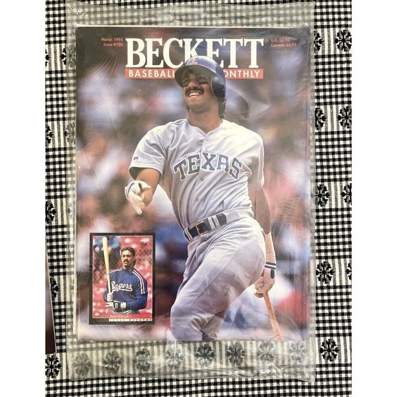 Lot of 6 Beckett Baseball Card Monthly Magazines 1988-1994 Rickey Henderson Bo - Picture 6 of 6